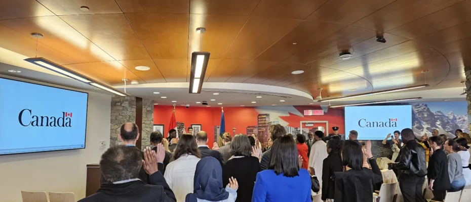 retour sur la participation de Parallèle Alberta à la cérémonie de citoyenneté